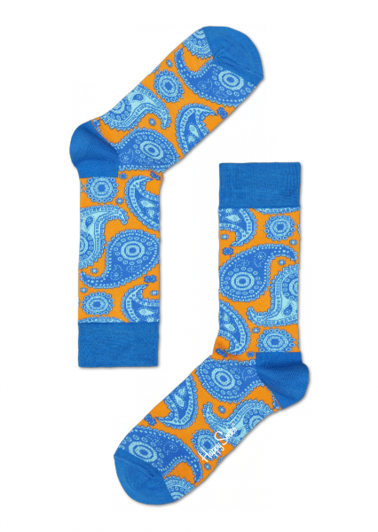 Paisley Sock - Blue