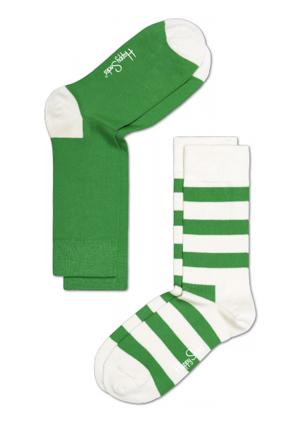 Stripe 2-Pack - Green/White