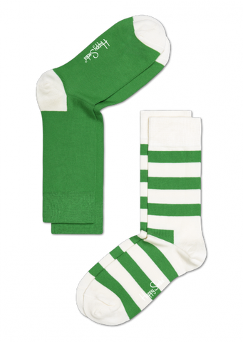 Stripe 2-Pack - Green/White